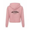 Dámská crop mikina Dusty pink (Starorůžová)