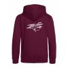 Dětská mikina Premium back burgundy
