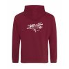Dospělá mikina Premium back burgundy