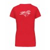 Dámské tričko premium back red