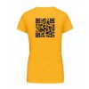 Dámské tričko premium back yellow