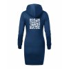 Dámské mikinové šaty Midnight blue (Půlnoční modrá)