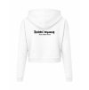 Dámská crop mikina White (Bílá)