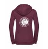 Dámská mikina luxury back burgundy
