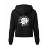 Dámská crop mikina Black (Černá)