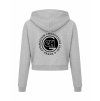Dámská crop mikina Heather grey (Světlá šedá)