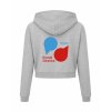 Dámská crop mikina Heather grey (Světlá šedá)