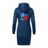 Dámské mikinové šaty Midnight blue (Půlnoční modrá)
