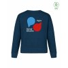 Dámský EKO crewneck Premium Peacock blue (Modrozelená)