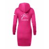 Dámské mikinové šaty Hot Pink (Sytá růžová)
