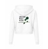 Dámská crop mikina White (Bílá)