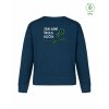 Dámský EKO crewneck Premium Peacock blue (Modrozelená)