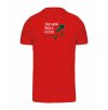 Pánské tričko premium back red