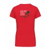 Dámské tričko premium back red