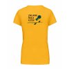 Dámské tričko premium back yellow