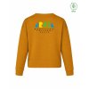 Dámský EKO crewneck Premium Curcuma (Kurkumově žlutá)