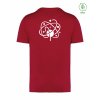 Dospělé EKO tričko Premium Hibiscus red (Tmavě červená)
