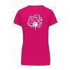 Dámské tričko premium back fuchsia