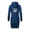 Dámské mikinové šaty Midnight blue (Půlnoční modrá)