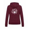 Dámská mikina Premium Burgundy (Vínová)