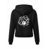 Dámská crop mikina Black (Černá)