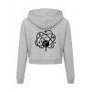 Dámská crop mikina Heather grey (Světlá šedá)