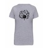 Dámské tričko premium back grey