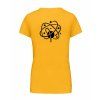 Dámské tričko premium back yellow