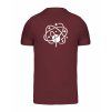 Pánské tričko premium back burgundy