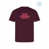 Dětské funkční tričko Burgundy (Vínová)