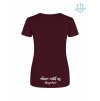 Dámské funkční tričko Burgundy (Vínová)