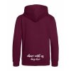 Dětská mikina Premium back burgundy