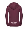 Dámská mikina luxury back burgundy