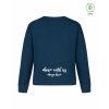Dámský EKO crewneck Premium Peacock blue (Modrozelená)