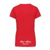Dámské tričko premium back red