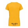 Dámské tričko premium back yellow