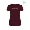 Dámské funkční tričko Burgundy (Vínová)