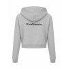 Dámská crop mikina Heather grey (Světlá šedá)