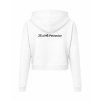 Dámská crop mikina White (Bílá)