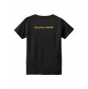 Předškolní tričko Black (Černá)