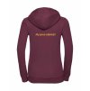 Dámská mikina luxury back burgundy