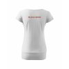 Dámské tričko s dolním lemem White (Bílá)