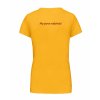 Dámské tričko premium back yellow