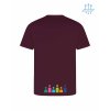 Pánské funkční tričko Burgundy (Vínová)
