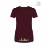 Dámské funkční tričko Burgundy (Vínová)