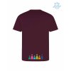 Dětské funkční tričko Burgundy (Vínová)