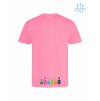 Dětské funkční tričko Electric Pink (Elektrizující růžová)
