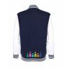 College mikina back navy