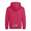 Dětská mikina na zip Premium Hot Pink (Sytá růžová)