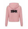 Dámská crop mikina Dusty pink (Starorůžová)
